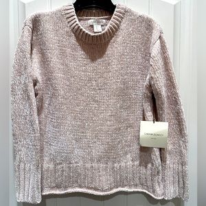 Brand New Cynthia Rowley sweater, tan, sz S